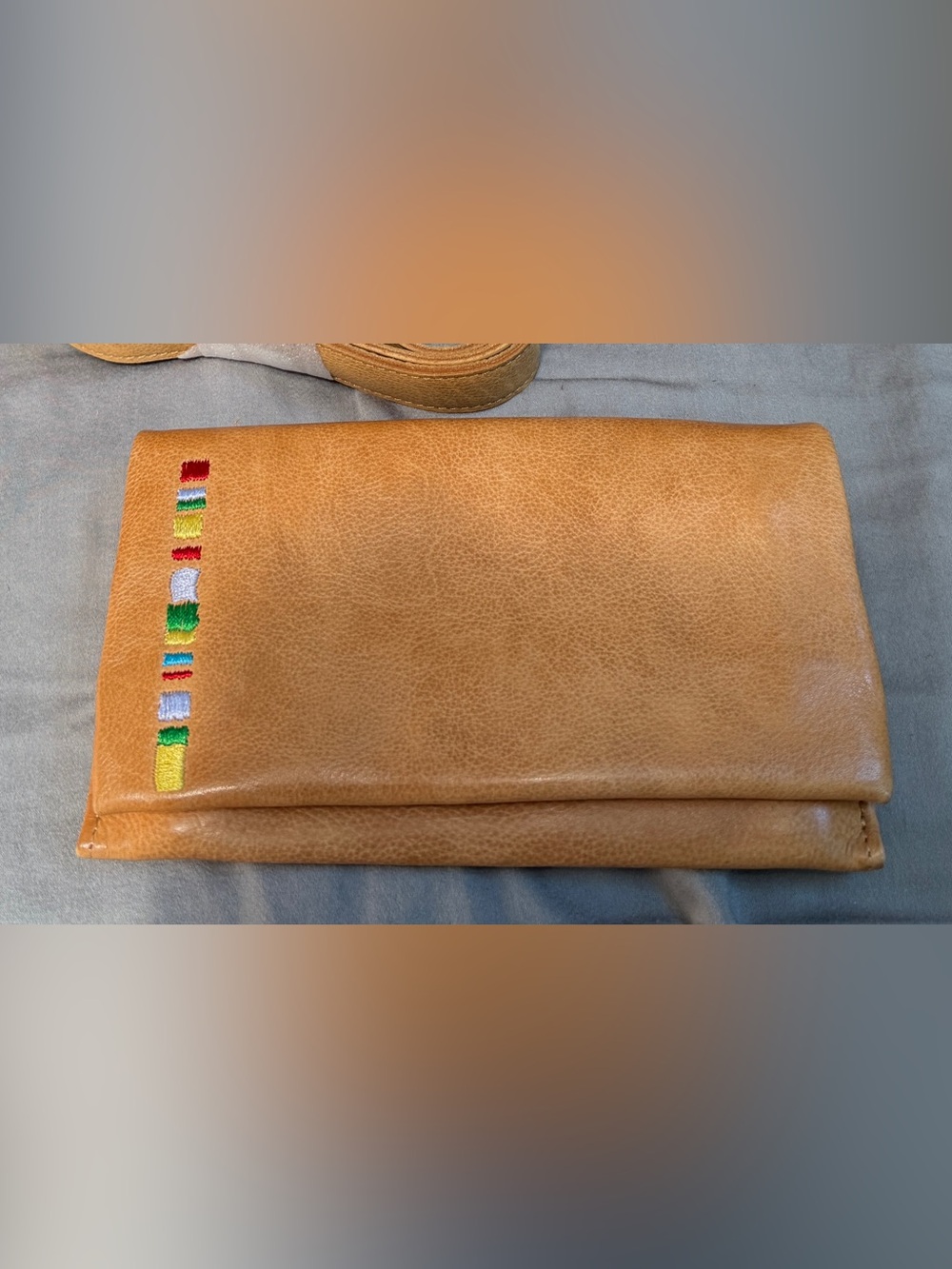 Latico Harley Leather Wallet Camel